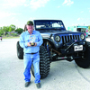 Tom Anderson and his Jeep win first place in the car show. \Photo provided by the Ozona Chamber of Commerce.